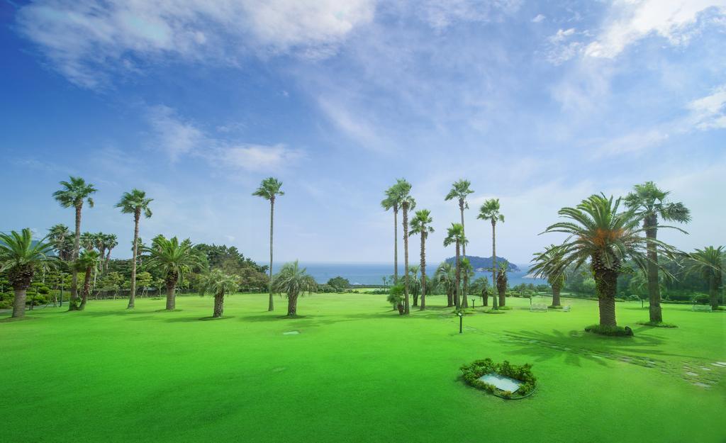 Seogwipo Kal Hotel Exterior photo Golf course in Jeju Island